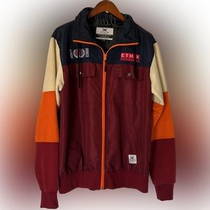 ETHIK Multi-Color Lightweight Jacket, Size Large